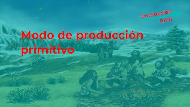 Modo de producción primitivo